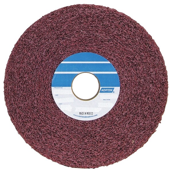 Norton Abrasives Convolute Wheel, Metal Finishng, 6x2x1, MED - 66261007957