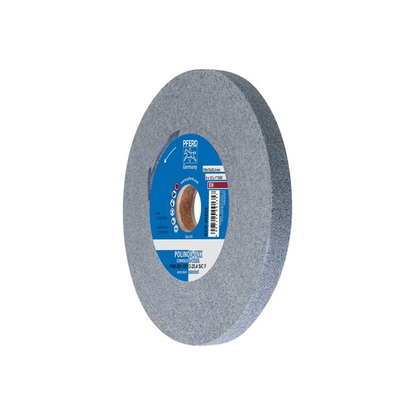 Pferd 6" x 1" Convolute Wheel - 1" A.H., SIC Fine (EH) 10SF - 48222