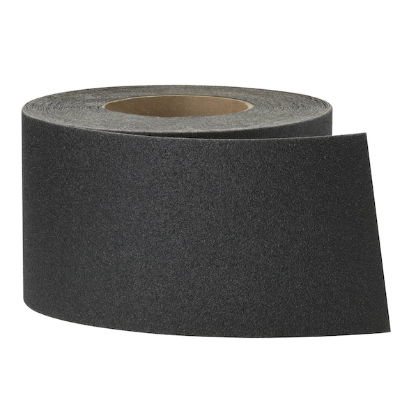 3M Heavy Duty Tread Mineral Plastic Film Black, 4" W x 60 ft. L - 7733