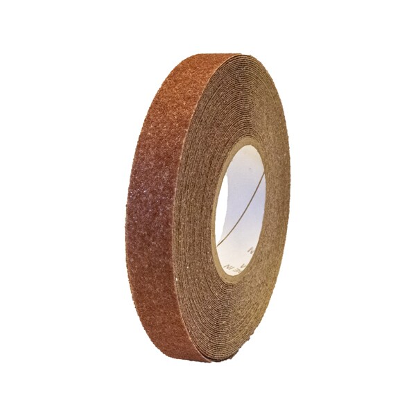 Flex-Tred AntiSlip Safety Tape - 1 x 60 ft / Teak Brown-Roll - TEA.0160.R
