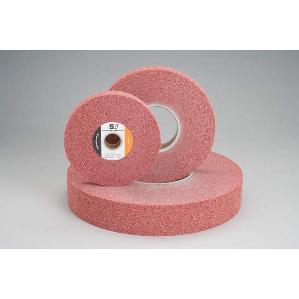 Standard Abrasives Metal Finishing Wheel, 6"x1"x1", 5A, Med - SA 796