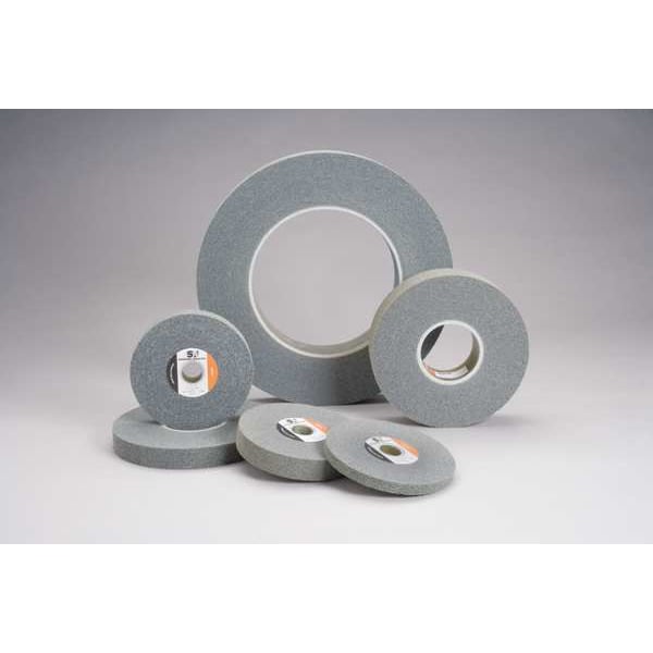 Standard Abrasives Convolute Wheel, 8 Dia x 1/2W x 3in Arbor - 66000046095