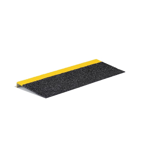 Pig TuffGrit Step Cover with Extra Coarse Grit, Black/ Yellow - FLM3022-YB