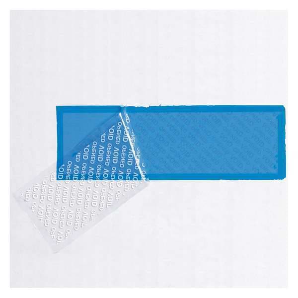 Tape Logic Tape Logic Security Strips on a Roll, 3.9 Mil, 2" x 5 3/4", Blue, 1/Case - T90257BE1PK