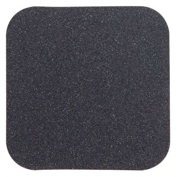 Jessup Safety Track Commercial Grade Anti Slip Grit Tread Silicon Carbide, Adhesive: Rubber Black, 5-1/2" W x 5-1/2" L - 3100-5.5X5.5