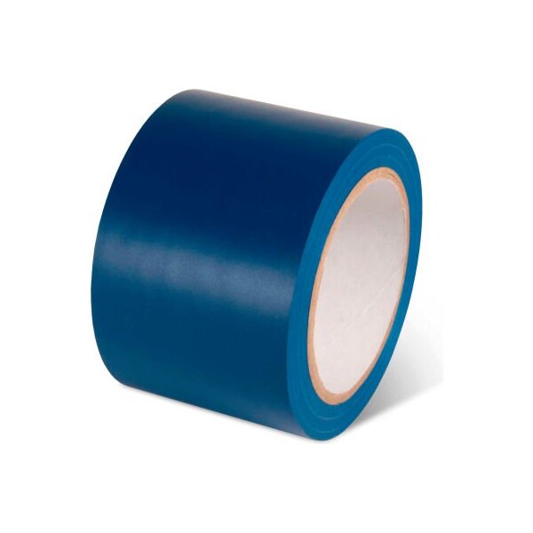 Top Tape And  Label. Global Industrial Safety Tape 3inW x 108L 5 Mil Blue 1 Roll - 670652BL