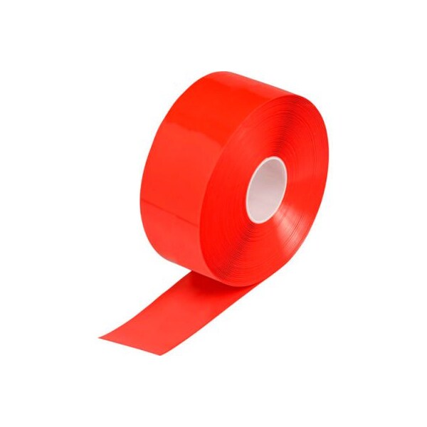 Brady Brady ToughStripe Max Floor Marking Tape, Vinyl, 4W x 100'L, Red - 149648