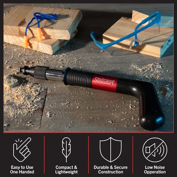 Stalwart Manual Nail Gun Tool Kit with 20 Nails - 75-PT2008