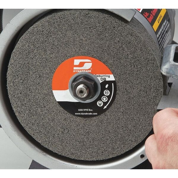 Dynabrade Convolute Whl, 6"dia.x2"x1", S/C, Med - 78136