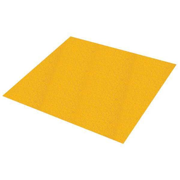 Rust-Oleum Antislip Sheet Fiberglass Reinforced Plastic Coarse Grit Size, Yellow, 47 in W x 47 in L - 271811