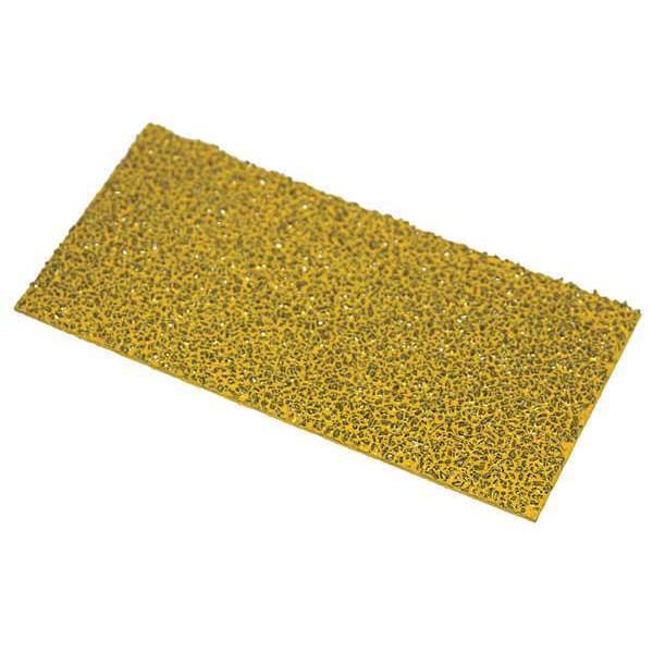 Vigil Antislip Industrial Grade Metal Deck, 47 1/4 in L x 7 57/64 in W, 3/64 in Thickness, Steel, Yellow - 04-425