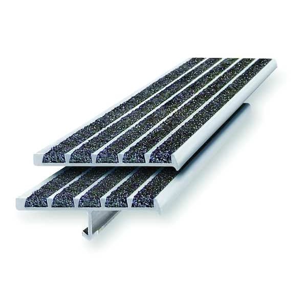 Wooster Products Stair Nosing Extruded Aluminum Black, 36 in W x 1/4" Thick - 231BF-3
