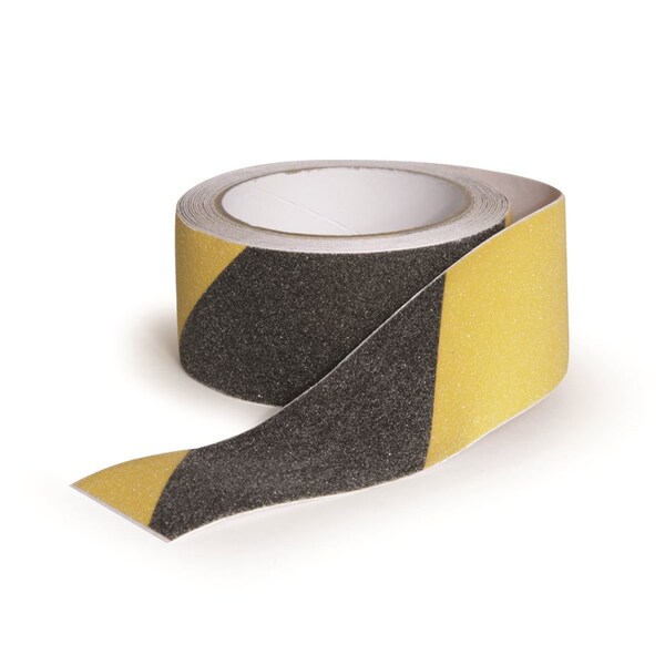 Camco GRIP TAPE, BLACK & YELLOW, 2IN X 15FT - 25405