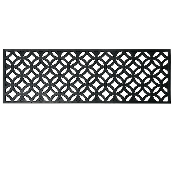 Rubber-Cal 6-Piece Azteca Indoor Outdoor Stair Treads Rubber Step Mats, 9.75 by 29.75-Inch - 10-104-008-6PK