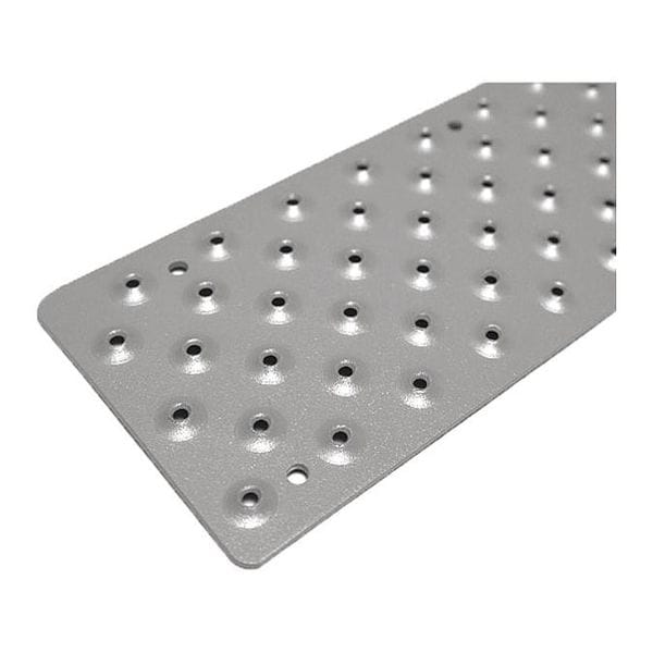 Handi Treads Stair Tread Cover Aluminum Gray, 30 in W x 1/4 in Thick - NST103730GY0