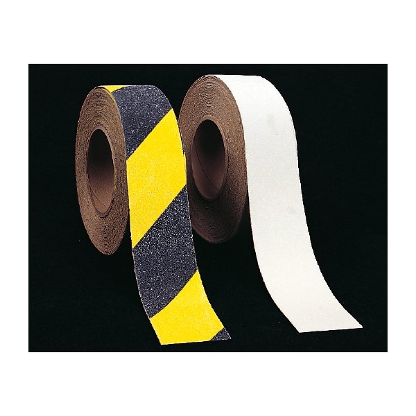 Mutual Industries High Quality Non-Skid Hazard Stripe Abra POLY Black/Yellow, 6 inch W x 6 inch L - 17796-0-4000