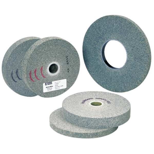 Standard Abrasives Convolute Wheel, 6 Dia. x 1W x 1in. Arbor - 854193