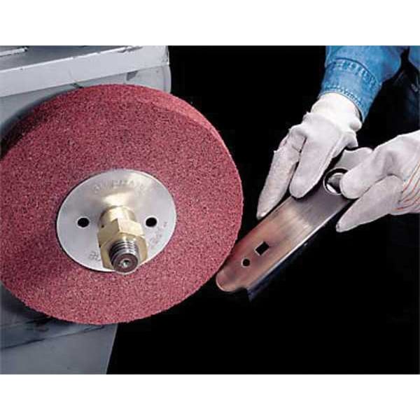Scotch-Brite Convolute Whl, Metal Finish, 6x1x1, MED, PK3 - 7000120596