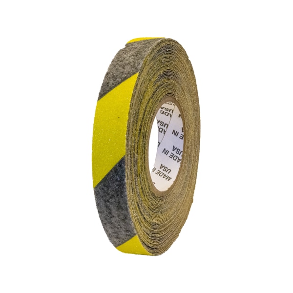 Flex-Tred AntiSlip Safety Tape - 1 X 60 ft / Yellow/Black Striped-Roll - YBS.0160.R