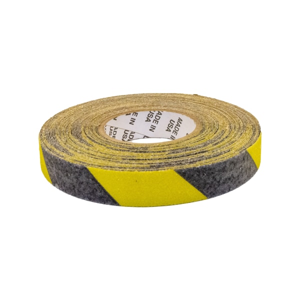 Flex-Tred AntiSlip Safety Tape - 1 X 60 ft / Yellow/Black Striped-Roll - YBS.0160.R