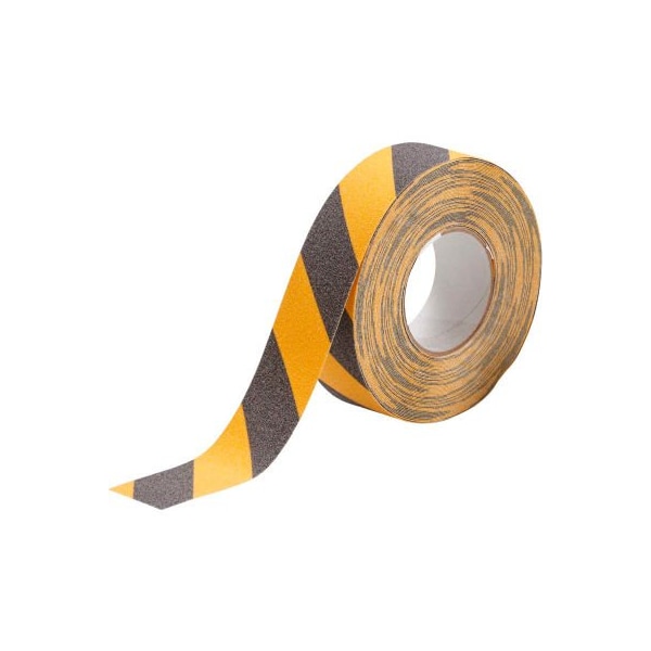 Brady Brady Anti-Slip Black/Yellow Striped Tape Roll, 2 X 60 Feet - 78147