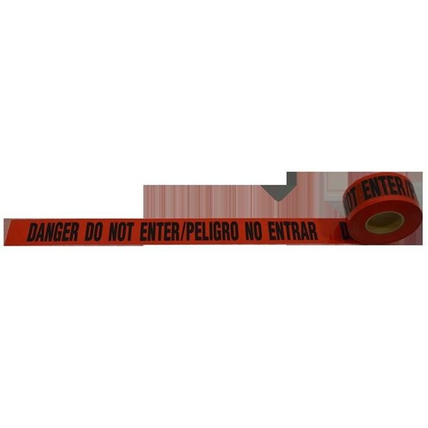 Petra Roc Petra Roc BTBL-DANGER Barricade Tape 2 Mil Bilingual Danger Do Not Enter & Peligro No Entrar; 3 in. x 1000 ft. - BTBL-DANGER