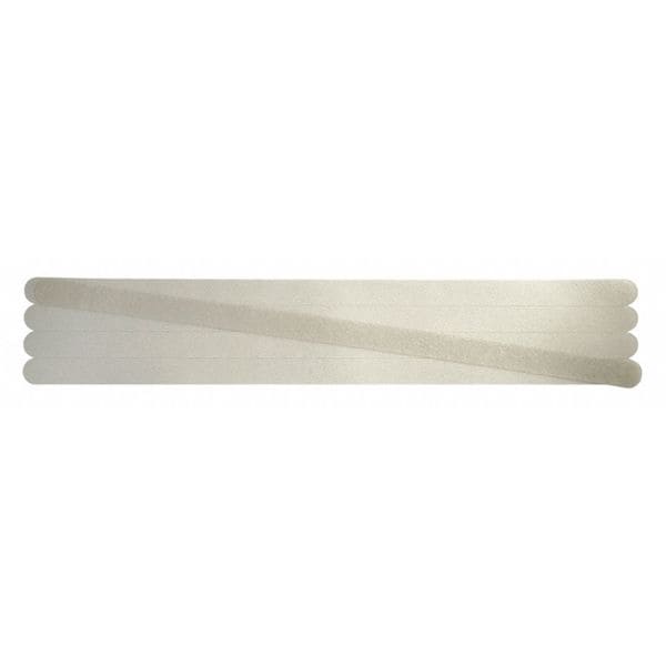 Jessup Flex Track Fine Grade Anti Slip Strip Vinyl, Adhesive: Acrylic Clear, 3/4" W x 17-1/2" L, 0.027" Thick - 4100-.75X17.5-8CL