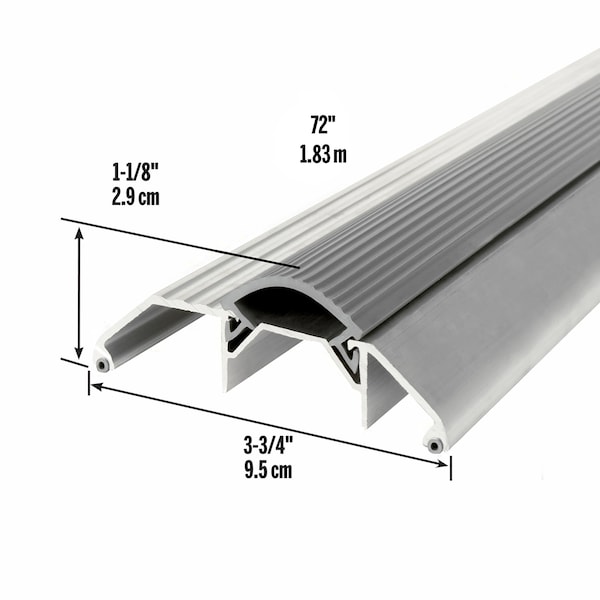 M-D Building Products Aluminum Satin Clear Anodized, 4.31 in W x 4.56 in L - 32043