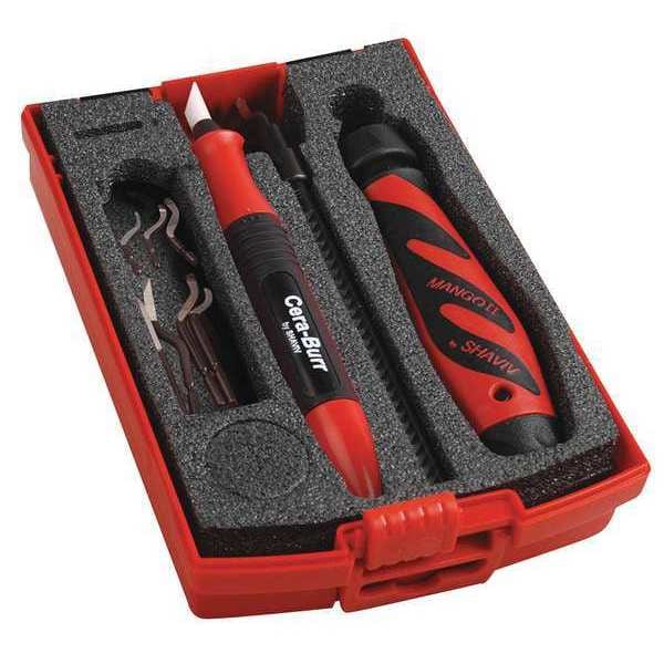 Shaviv Deburring Tool Set, Aluminum, Steel, TiN - 154-00040