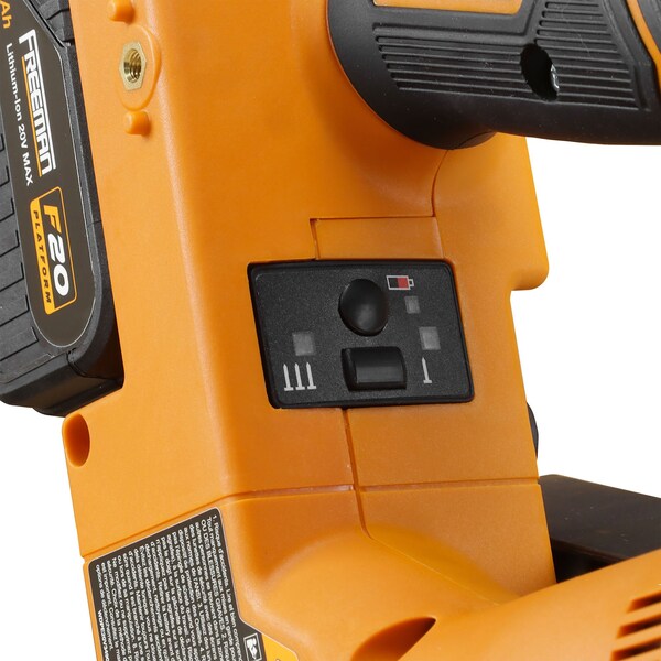 Freeman 20V Cordless 21 Degree, 3-1/4in Full Head Framing Nailer Including 4Ah Battery, Rapid Charger & Case - PE20V2183