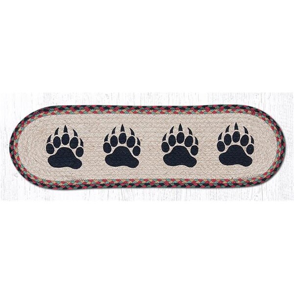 H2H 27 x 8.25 in. Bear Paw Oval Stair Tread - H22548648