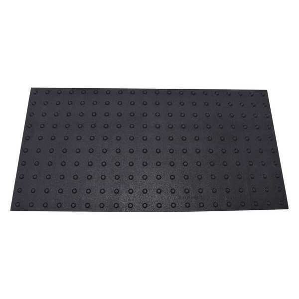 Safetysteptd ADA Warning Pad Flexible Cement Black, 2 ft W x 4 ft L, 1 in Thick - SSTDPB2X423502