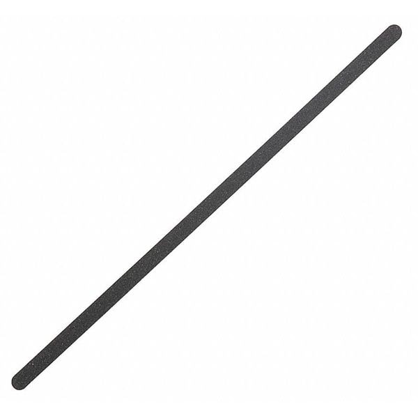 Jessup Safety Track Commercial Grade Anti Slip Grit Tread Silicon Carbide, Adhesive: Rubber Black, 3/4" W x 24" L - 3100-.75X24