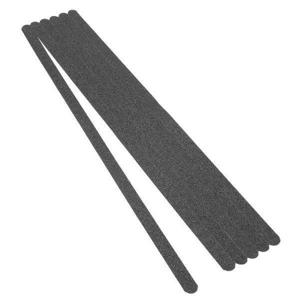 3M Anti-Slip Tread Plastic 60 Grit Size, Black, 3/4" W x 2 ft. L, 28 mil Thick - 610-3/4X2