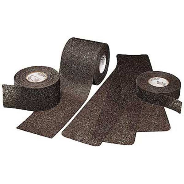 3M Anti-Slip Tape Synthetic Rubber Proprietary Grit Size, Gray, 6" W x 60 ft. L, 1.9 mil Thick - 370-6X60