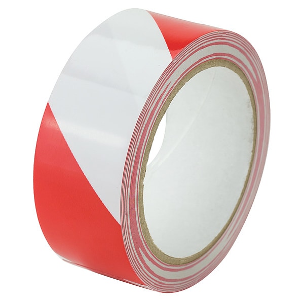 Zoro Select Floor Marking Tape vinyl 1 1/2 in W x 6 mil Thick - 20TD65