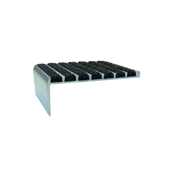 Supergrit 4" Stair nosing-5'0" Black - 142-BLA5