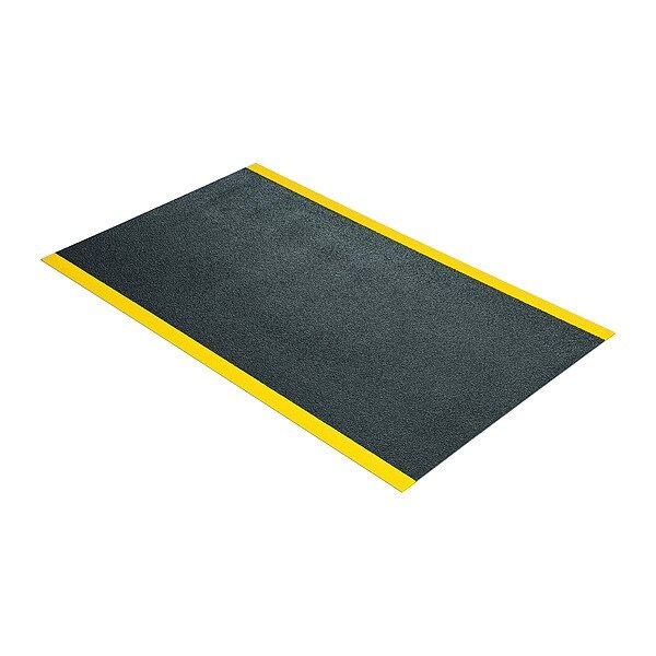 Pig Traction Mat Black, 3 ft W x 5 ft L, 3/16 in Thick - FLM5001-GBY
