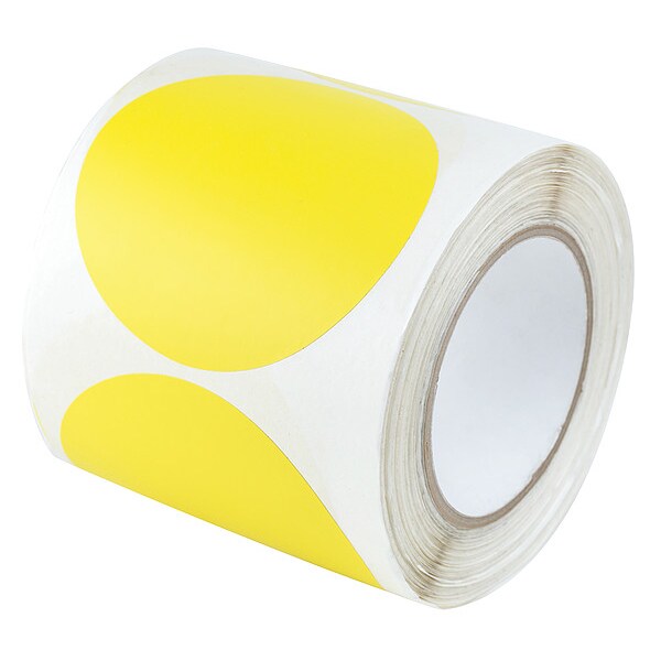 Zoro Select Floor Marking Tape vinyl 4 in W x 5 mil Thick - ZMC4YL-100