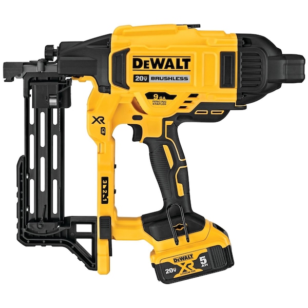 Dewalt 20V MAX* XR 9 GA Cordless Fencing Stapler Kit - DCFS950P2