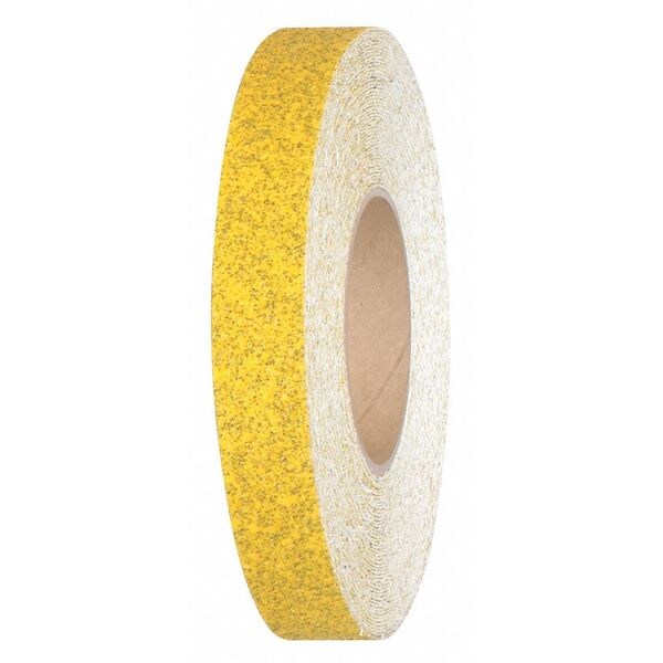 Jessup Safety Track Commercial Grade Anti Slip Grit Roll Aluminum Oxide, Adhesive: Acrylic Speckled Yellow, 1" W x - 3358-1