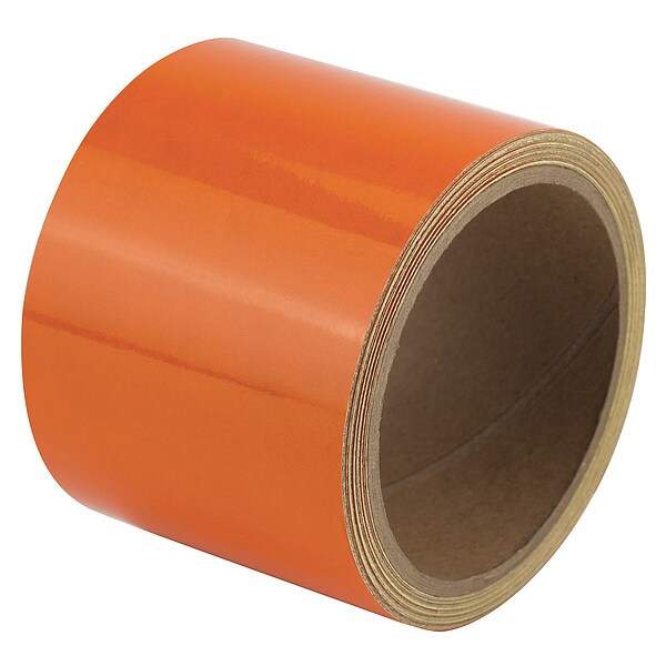 Zoro Select Floor Marking Tape Urethane Film 3 in W x 5.5 mil Thick - 35TA45