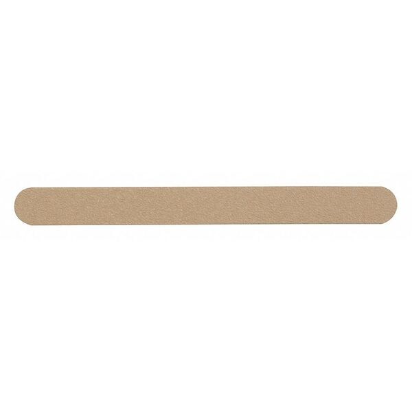 Jessup Flex Track Fine Grade Anti Slip Strip Vinyl, Adhesive: Acrylic Sandstone, 3/4" W x 7-1/2" L, 0.027" Thick - 4100-.75X7.5-12S