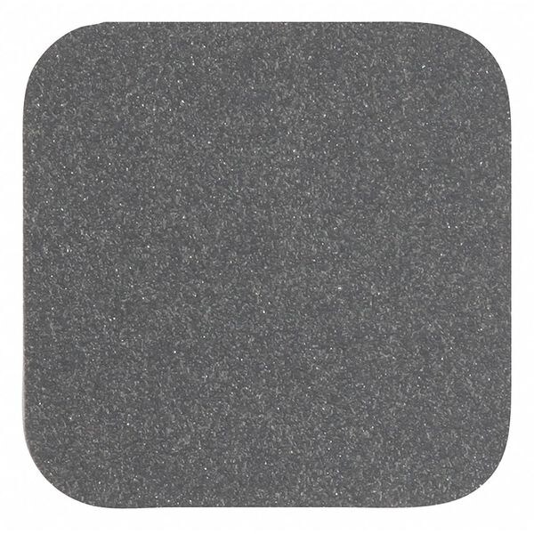 Jessup Safety Track Commercial Grade Anti Slip Grit Tread Aluminum Oxide, Adhesive: Acrylic Gray, 5-1/2" W x 5-1/2" L - 3350-5.5X5.5