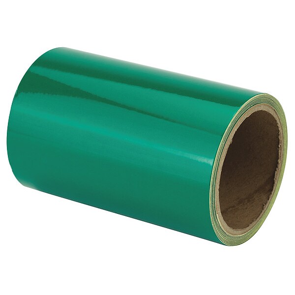 Zoro Select Floor Marking Tape vinyl 6 in W x 5.5 mil Thick - ZRF6X5GN