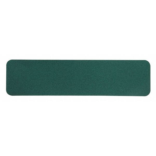 Jessup Safety Track Commercial Grade Anti Slip Grit Tread Aluminum Oxide, Adhesive: Acrylic Green, 6" W x 24" L - 3355-6X24