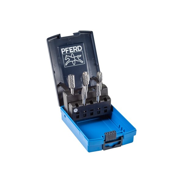 Pferd TC Bur Set 5 Piece OMNI cut - 1/4" Shank - 28037