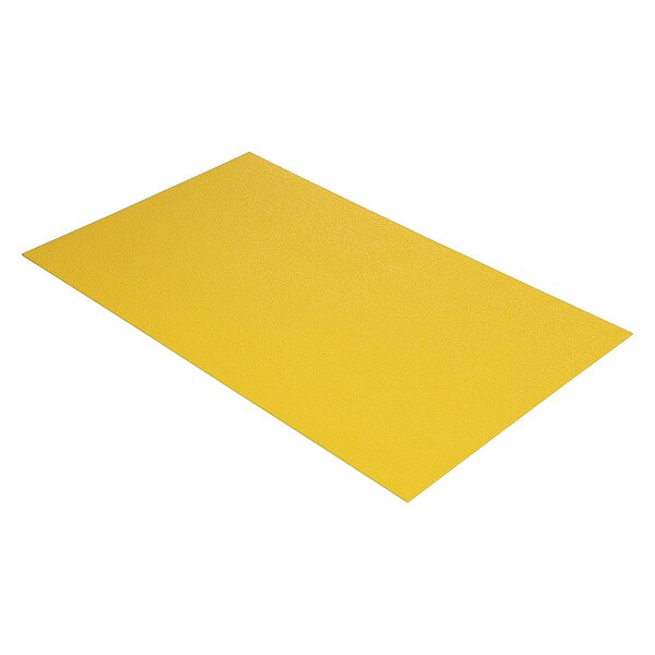 Pig Traction Mat Yellow, 3 ft W x 5 ft L, 3/16 in Thick - FLM5001-YW