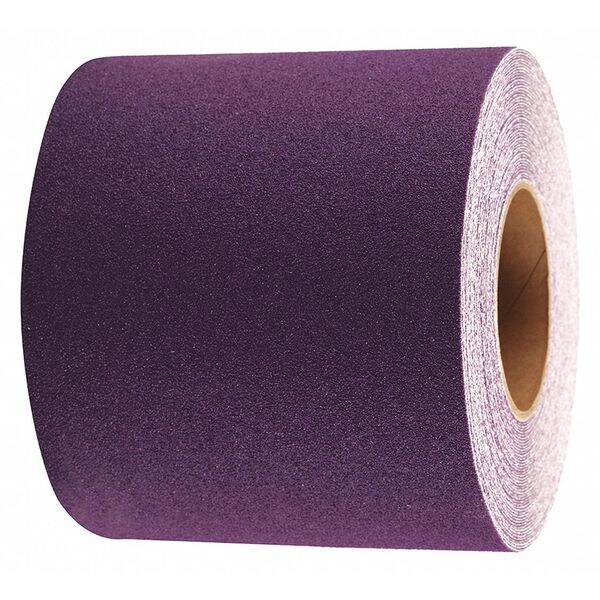 Jessup Safety Track Anti Slip Grit Tape Roll Aluminum Oxide, Adhesive: Acrylic Purple, 6" W x 60 ft. L, 0.035" Thick - 3398-6