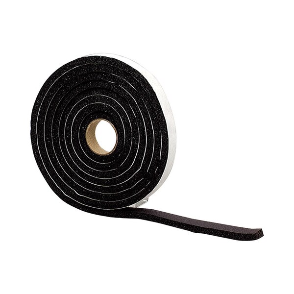 M-D M-D Building Products Black Sponge Rubber Weather Stripping Tape For Windows 120 in. L X 0.38 in. - 43154